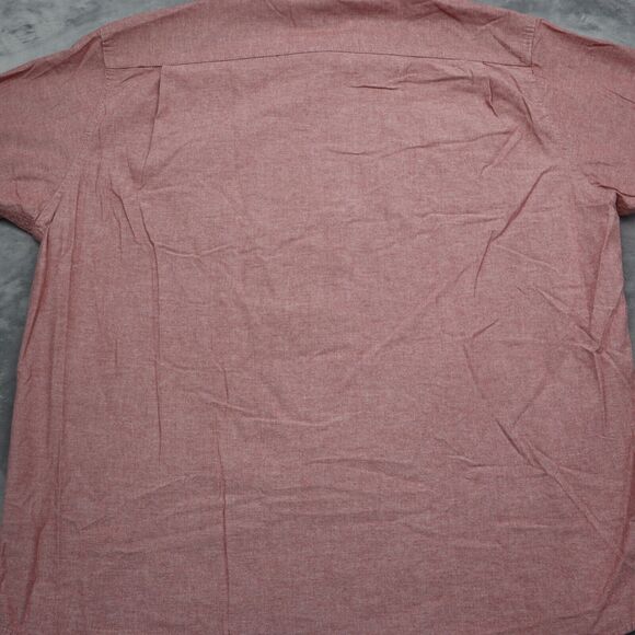 Wrangler Shirt Mens XL Extra Red Western Hike Outdoor Flex Workwear Button Up B1 - Picture 13 of 15